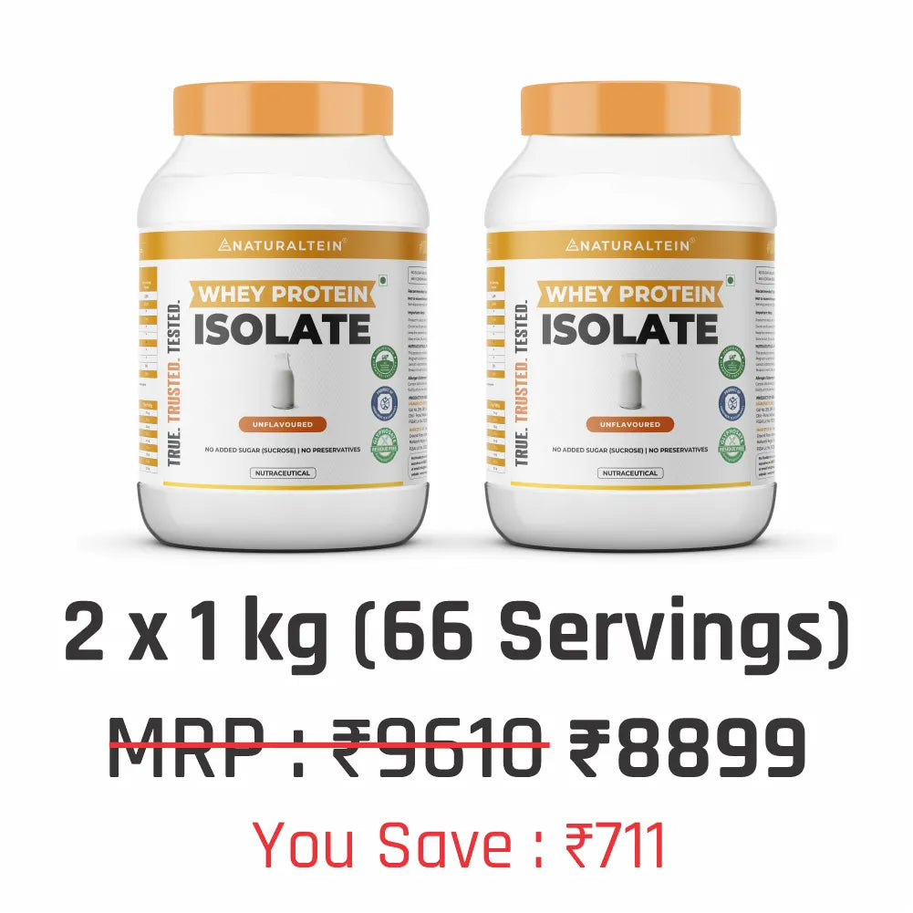 100% Natural Whey Protein Isolate