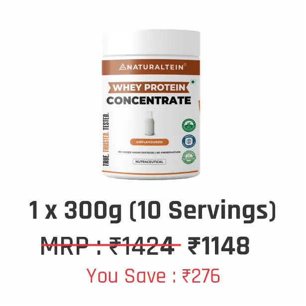 100% Natural Whey Protein Concentrate