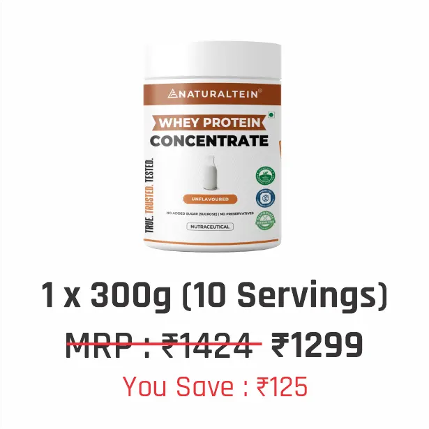 100% Natural Whey Protein Concentrate