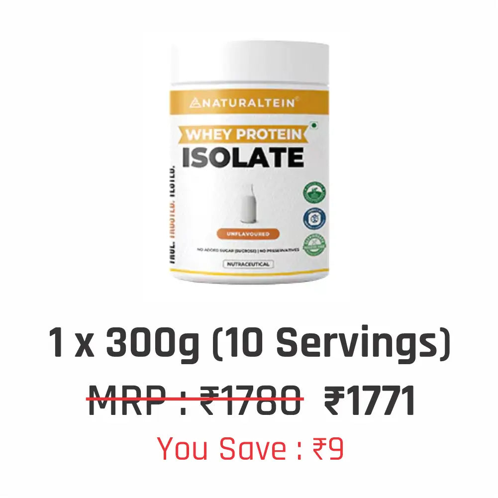 100% Natural Whey Protein Isolate