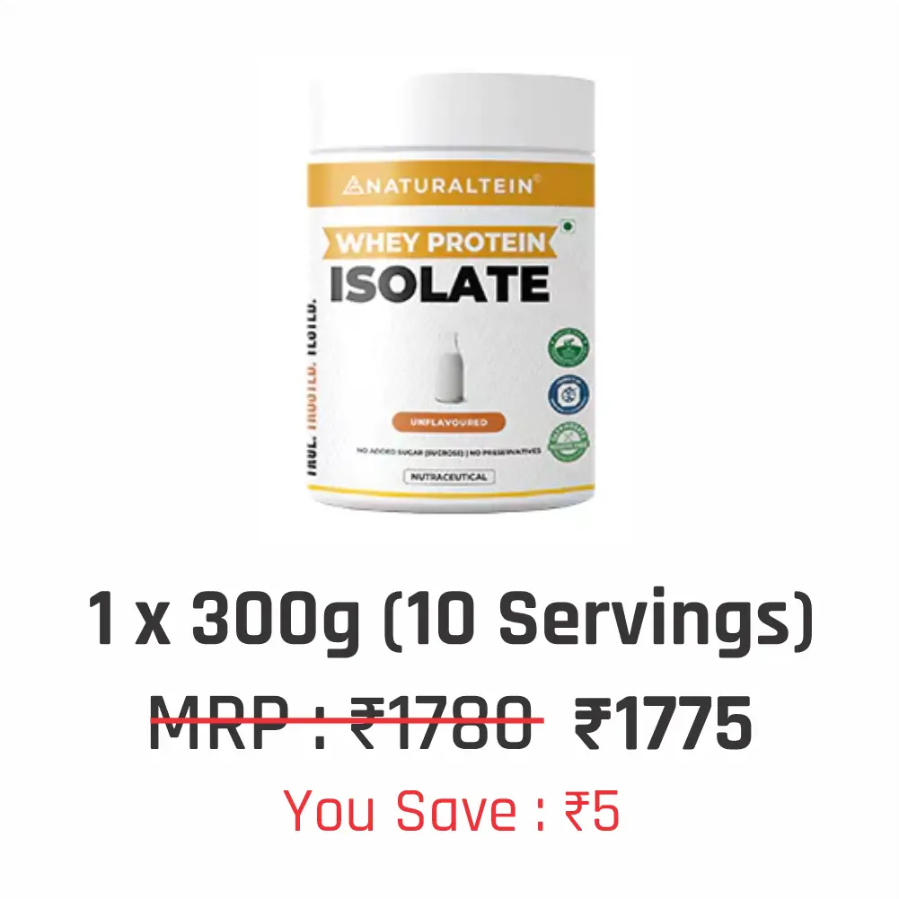 100% Natural Whey Protein Isolate