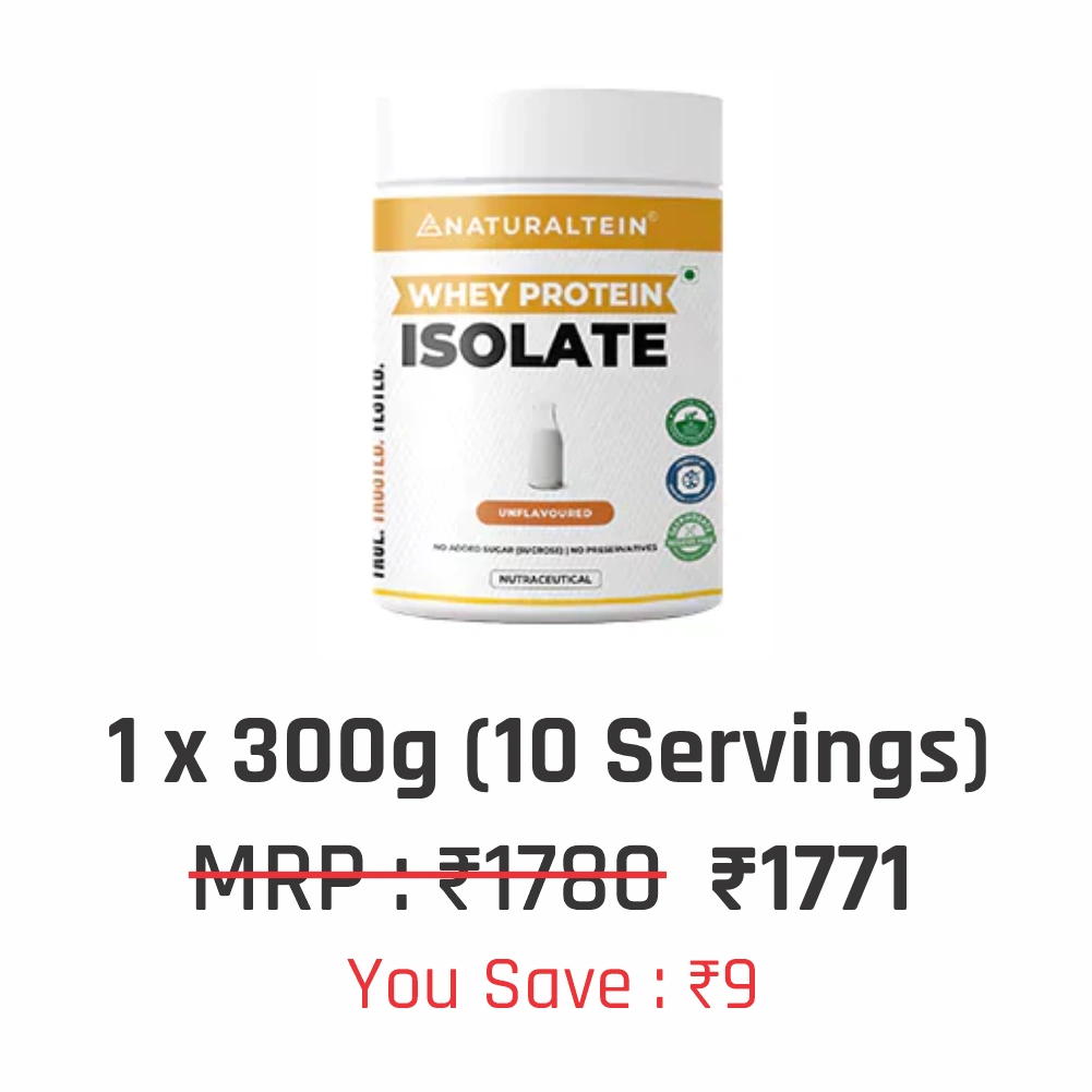 100% Natural Whey Protein Isolate