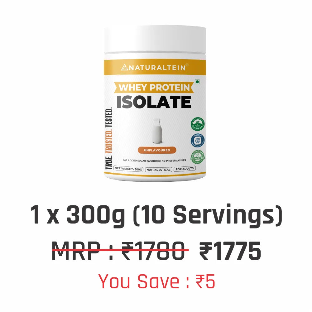 100% Natural Whey Protein Isolate