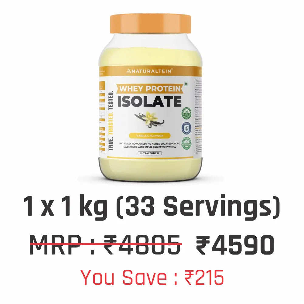 100% Natural Whey Protein Isolate