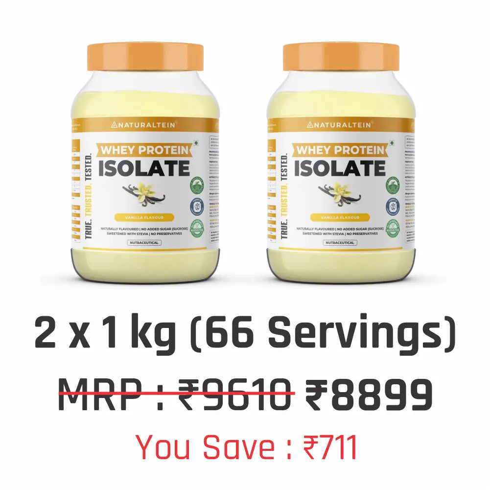 100% Natural Whey Protein Isolate