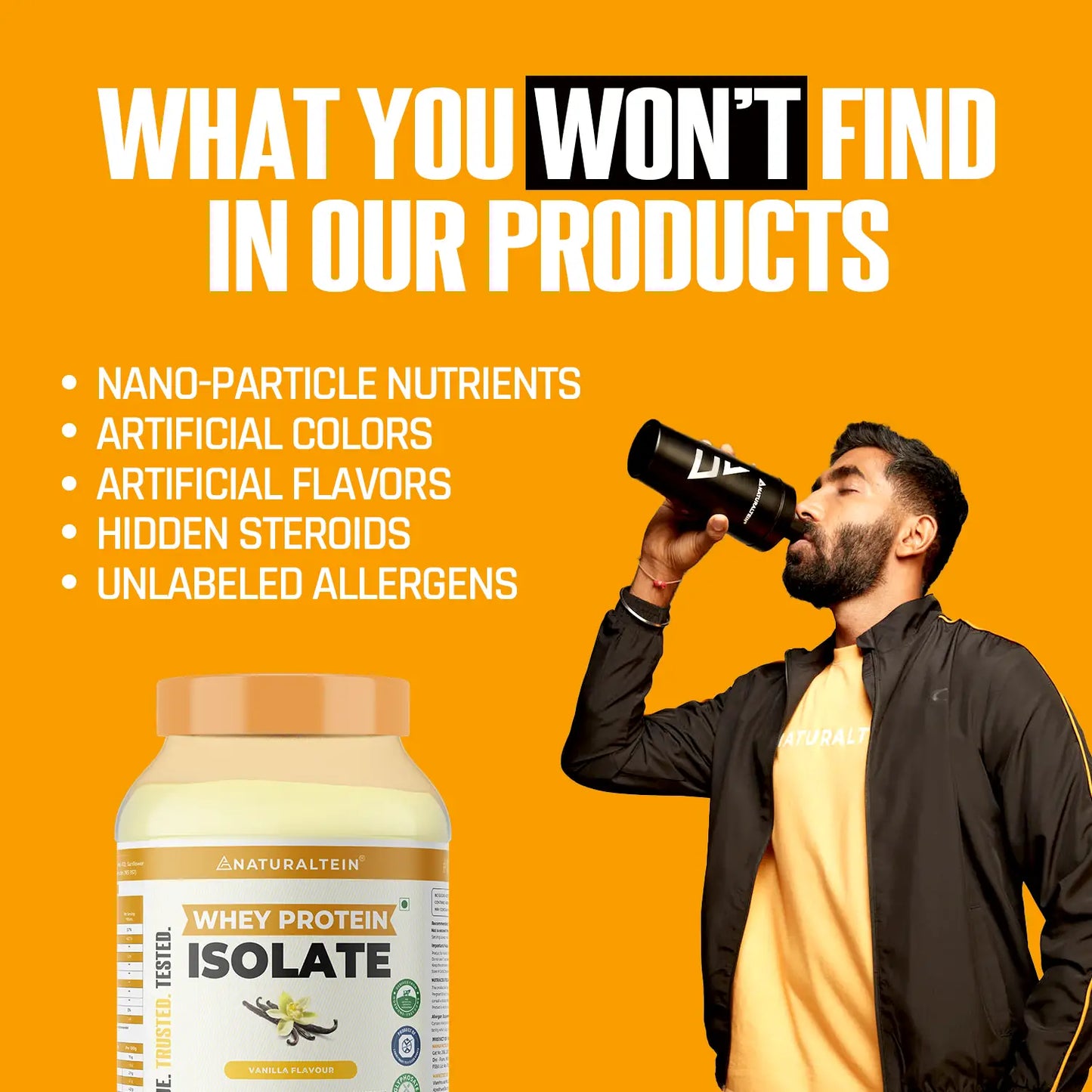 100% Natural Whey Protein Isolate