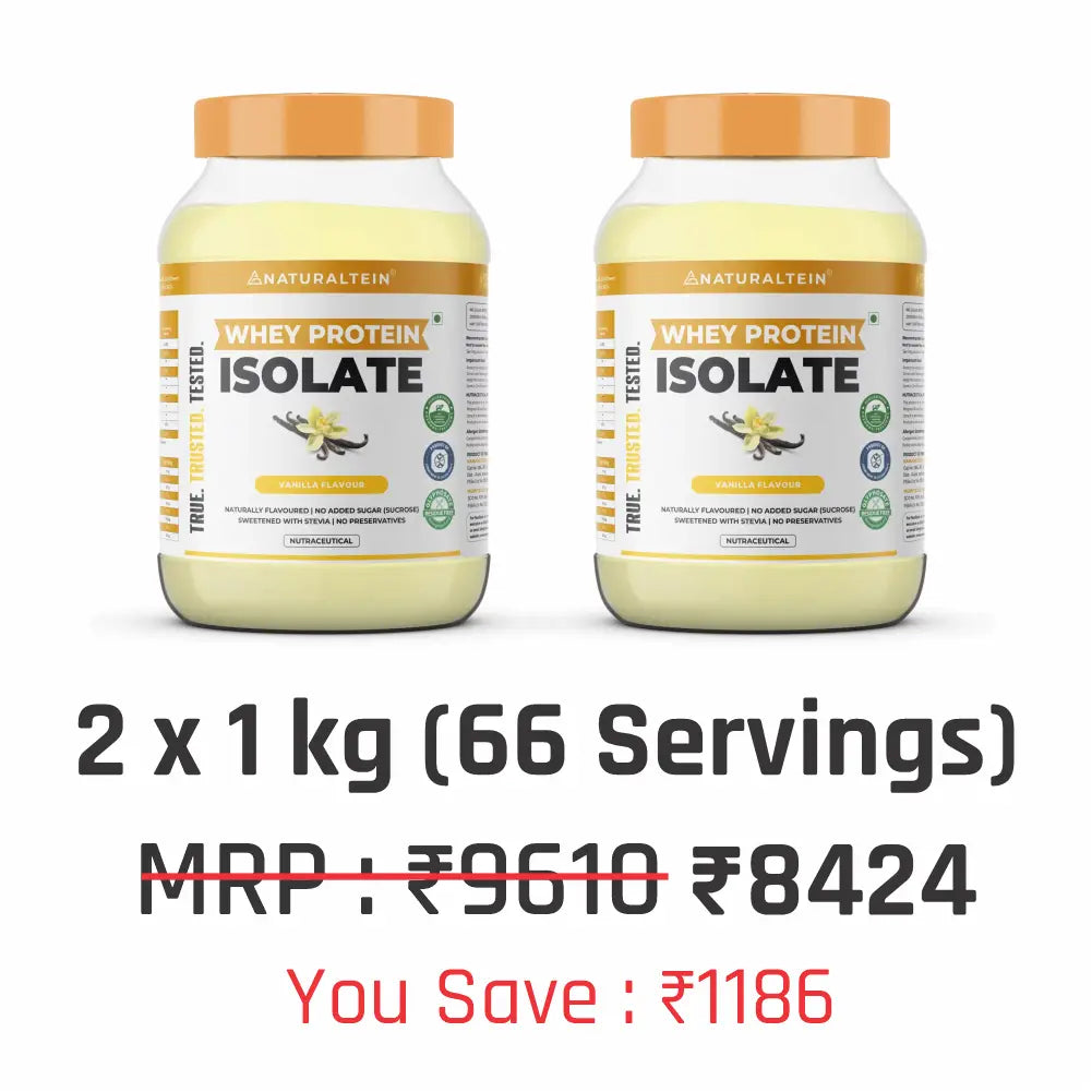 100% Natural Whey Protein Isolate