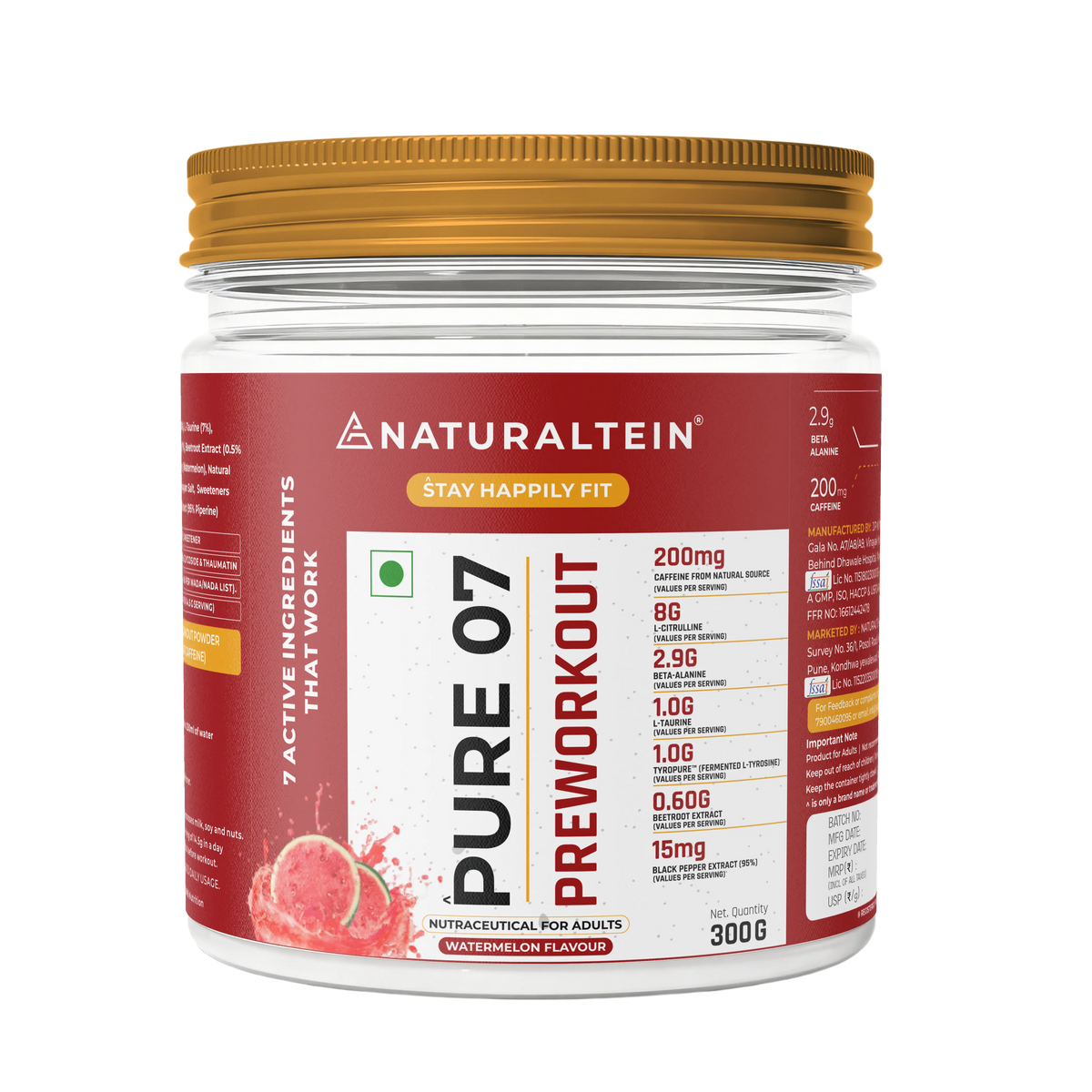 Great Value Deal – CREA BOOST (250g) + Pure 07 Preworkout – Watermelon (300g)
