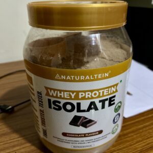 NATURALTEIN – 100% Natural Whey Protein Isolate – Chocolate