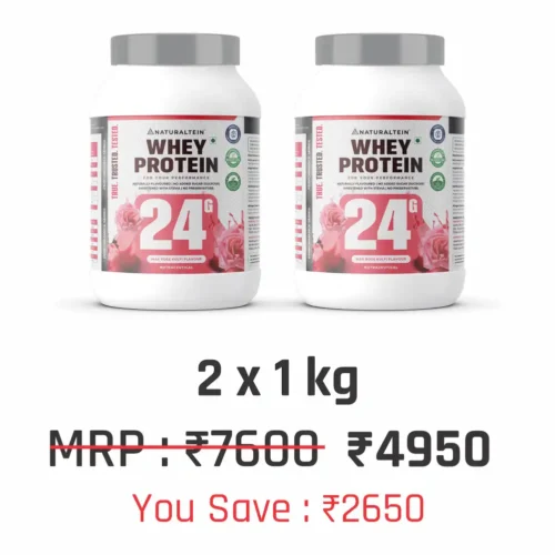 2 Boxes (1 Kg each) Rose Kulfi
