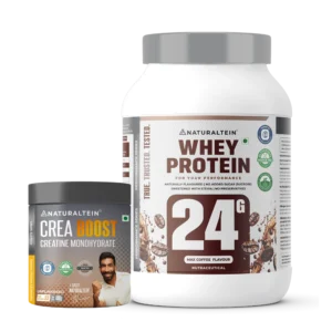 Super Deal – 100% Natural Whey Protein – Max 1 kg + CREA BOOST Creatine Monohydrate